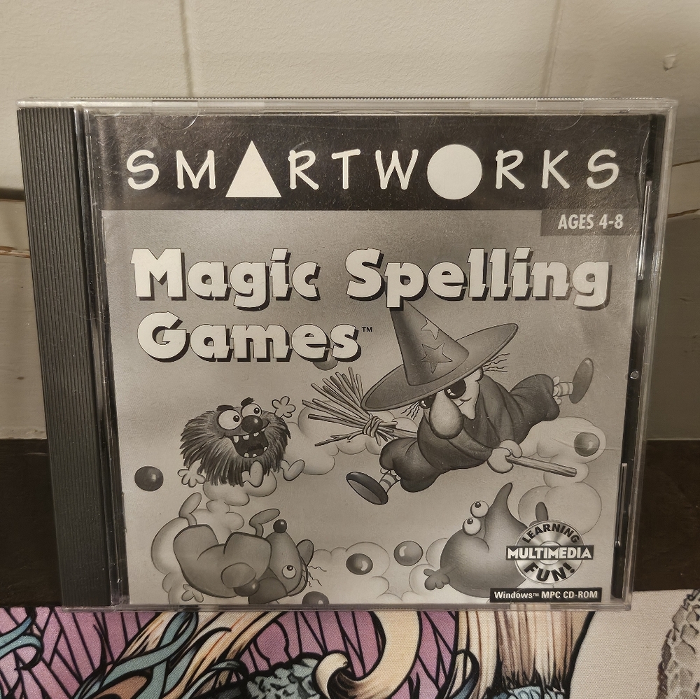 RETRO PC GAME Smartworks Magic Spelling Games ages 4-8